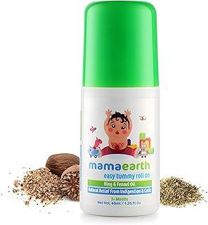 Mamaearth Easy Tummy Roll On for Colic & Gas Relief with Hing & Fennel Oil 40ml (For external use)