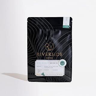 Riverside Coffee Mad Monkey Medium 60% Washed+ Naturals Arabica + 40% Honey Robusta, Medium Roast 250 Gm, Pure Indian Freshly Roasted Ground Coffee Sourced Directly From Coorg, Whole Beans - Bag