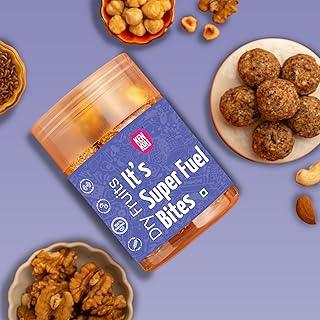 Kenkou It’s Super Fuel Bites – Dry Fruits & Seeds, 225g | Healthy Energy Boost Snack | Premium Almonds, Walnuts, Brazil Nuts, Dates, Mix Seeds | Sugar-Free