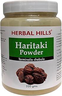 Herbal Hills Haritaki/Harde Powder, (200 gm Pack) | Supports Digestion & Natural Detox | Haritaki Churna For Gut Health & Constipation Relief With Terminalia Chebula