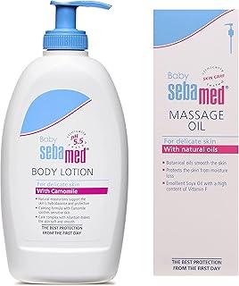 Sebamed Baby Lotion, 400ml & Baby Massage Oil, 150ml Combo