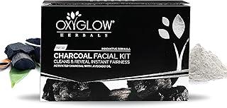 OXYGLOW HERBALS Charcoal Facial Kit, Off-White, 50 g
