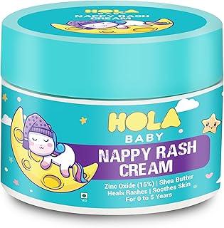 Shadow Securitronics HOLA Nappi cream for babies | Diaper Rash Prevention Cream | Baby Sensitive Skin Rashes Cream | Rash Natural Moisture & Treatment cream for baby-50G