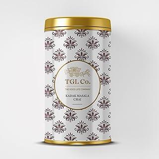 TGL Co. Kadak Masala Chai (50g Tin Can) | Bold & Aromatic Spiced Tea | Immunity Booster | Anti-Inflammatory & Antibacterial Properties | Supports Digestion | Authentic Indian Chai Blend