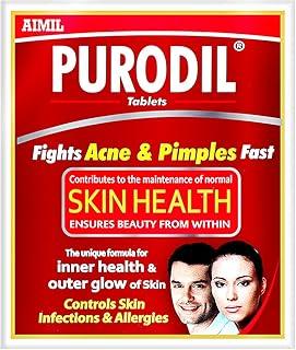 AIMIL Purodil Blood Purifying Formula for Healthy Skin| Clear Complexion Ayurvedic Tablets| 30 Tablets