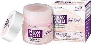 Iba Advanced Activs Youth Preserve New You Overnight Skin Renewal Gel Mask | 12% Lactic Acid & Hyaluronic Acid | For Even Tone Glowing Skin | Sleeping Mask For All Skin Types | Halal Certified & Vegan