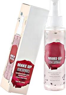 Make Up Rose Fixer/Setting Spray | Lasting Upto 32 Hours, Waterproof, Sweatproof, Smudgeproof | All Skin Types | Pretty Matte Fixer, Make Up Base | 120 ML (K-74)