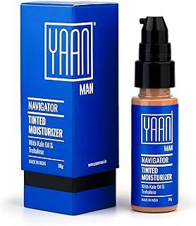Yaanman Tinted Moisturizer For Men, 30Gm (Light) | Bb Cream | Improves Uneven Skin Tone| Hydrating And Light Weight, Non Sticky Makeup | With Kale Oil & Trehalose