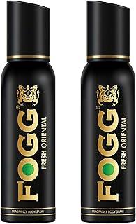 Fogg Fresh Oriental Premium No Gas Deodorant for Men, Long-Lasting Perfume Body Spray, 2 x 120ml (Pack Of 2)