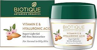 Biotique Advanced Organics Vitamin E & Hyaluronic Acid Super Light Gel Oil-Free Moisturiser 175Gm
