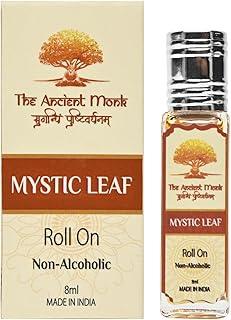 The Ancient Monk - Roll-On | 100% Natural Alcohol-Free Perfume Oil | Long-Lasting Unisex Fragrance | Ayurvedic Perfume for Men & Women – 8 ml (Mystic Leaf)