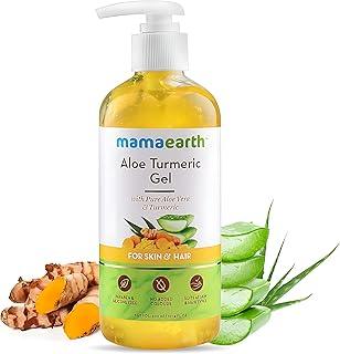 Mamaearth Aloe Turmeric Gel From 100% Pure Aloe Vera For Face, Skin & Hair with Turmeric & Vitamin E (300 ML)