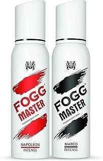 FOGG Master Fragrance Body Spray, Intense For Unisex, Pack Of 2 (Marco + Napoleon) 240ml - Multiple