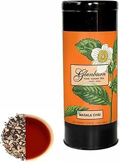 Glenburn Tea Direct Glenburn Masala Chai Tin - 100 grams Loose Tea With Ctc Assam Blend And Spices | Authentic Indian Chai | Second Flush Harvest | Rich And Spicy Flavor