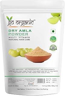Go Organic Dry amla powder To Grow Long, Strong Hair (250 Grm)