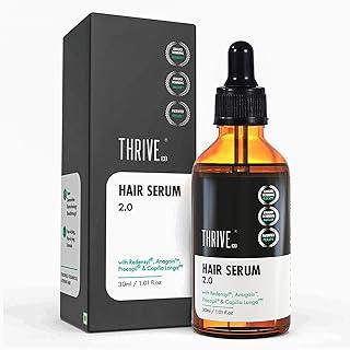 ThriveCo Hair Growth Serum 2.0 | Clinically Proven to Reduce Hair Fall & Boost Hair Growth | Powered by Redensyl, Procapil & Anagain | Backed by British Medical Research | Lightweight, Non-Sticky | For Men & Women – 30ml