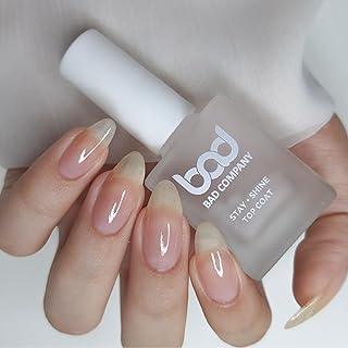 Stay Shine Top Coat | 10ml | Extends Nail Polish Wear & Shine Base & Top Coat Transparent Nail Polish, Clear Nail Paint (Vegan & Cruelty Free)