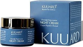 Kuuard Retinol Night Cream For Wrinkles & Anti-Aging | Lightweight Cream for Age Spots, Fine Lines and Wrinkles | Anti Aging Cream For Women & Men | For All Skin Types | 50 g