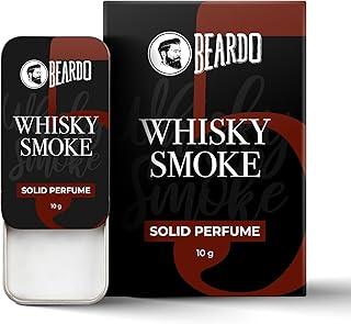 Beardo Whisky Smoke Solid Perfume Wax for Men | Long Lasting Fragrance | Date Night Scent | Travel-Friendly Solid Perfume | 10g