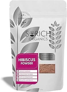 Sorich Organics Hibiscus Flower Powder 200g | Gudhal Powder for Hair Growth & Face Pack | 100% Natural Hair Mask | Promotes Hair Shine, Clears Skin | Chemical-Free Herbal Powder