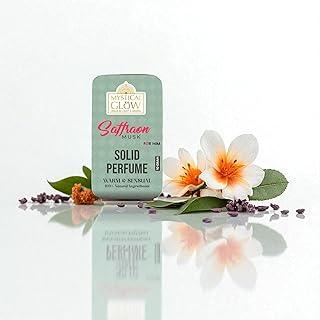 Saffron Musk for Him – Luxurious & Woody Solid Perfume | Long-Lasting, Alcohol-Free Fragrance | Saffron, Egyptian Musk & Sandalwood Balm | Skin-Friendly & Travel-Friendly