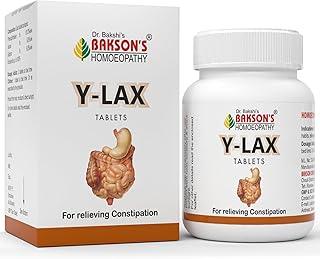 Dr. Bakshi's BAKSON'S HOMOEOPATHY Y-Lax Tablets | Tones Up The Intestines | Regulates Bowel Habits and Relieves Constipation | 150 Tablets (2 Packs of 75 Units Each)