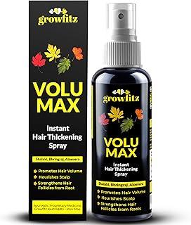 Growfitz Ayurvedic Hair Growth serum Spray | 3% Redensyl, 4% Anagain, 2% Baicapil, Biotin & Rice water - Hairfall control & Hair growth