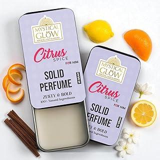 Citrus Spice for Him – Refreshing & Spicy Solid Perfume | Long-Lasting, Alcohol-Free Fragrance | Lemon, Orange & Oud Balm | Skin-Friendly & Travel-Friendly