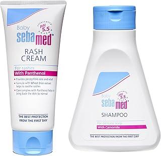 SebaMed Baby Rash Cream, 100ml & Baby (Children) Shampoo 150ml Combo