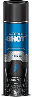 Layer'r Shot Men's Thunder Body Spray For Men -120 ml | Long Lasting Premium Fragrance For Fresh Oriental Scent | Luxurious Aerosol Perfume | Perfect For Every Occasion