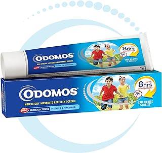 Odomos Non-Sticky Mosquito Repellent Cream With Vitamin E & Almond - 100 Gm