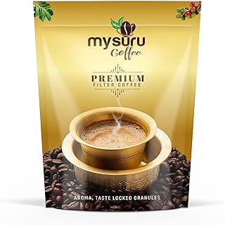 MYSURU COFFEE Premium Filter Coffee Powder 500g [Pack of 1] | Aromatic Taste [80% Coffee - 20% Chicory] | Traditional South Indian Blend | Freshly Roasted Ground Coffee