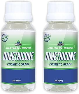 MYOC Pure Dimethicone Transparent Liquid Cosmetic Grade Anti-Foaming & Smoothing Agent Personal & Beauty care in Moisturizers Shampoos Conditioner -120ML (Pack of 2)