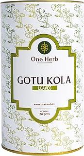 The Indian Chai One Herb-Gotu Kola Chai Tea 100 Grams (Centella Asiatica), Ayurvedic Herb For Memory, Longevity And Good Sleep