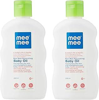 Mee Mee Baby Oil with Fruit Extracts/Moisturising Baby Lotion with Fruit Extracts (Baby Oil - 200ml) (Pack of 2)