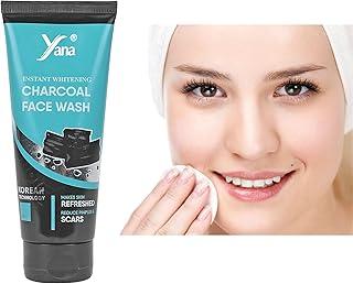 Yana Activated Instant Glow Charcoal Face Wash Cleanser Glow & Brightening for Clean Face Wash For Glowing Skin | Charcoal Facewash Oil Control