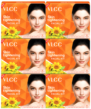 VLCC Natural Sciences Skin Tightening Facial Kit (25gm Each) combo pack of 6 boxes