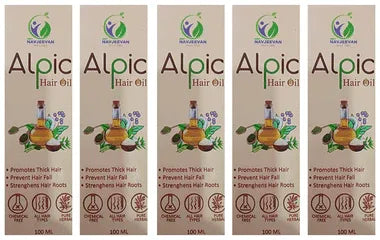 Amrit Navjeevan Alpic Hair Oil (100ml Each) combo pack of 3 bottles
