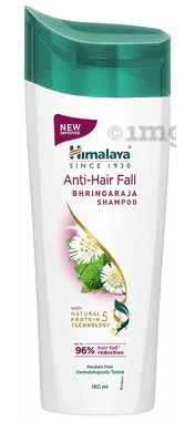 Himalaya Anti-Hair Fall Bhringaraja Shampoo bottle of 180 ml shampoo