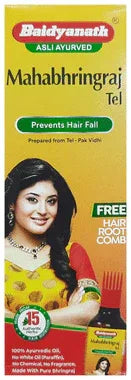 Bestseller Baidyanath (Nagpur) Mahabhringraj Tel Ayurvedic Hair Oil | Helps Reduce Hair Fall