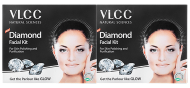 VLCC Facial Kit (60gm Each) Diamond combo pack of 2 packs
