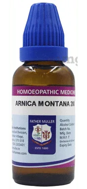 Father Muller Arnica Montana Drop 200C bottle of 30 ml drop