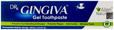 Allen Gingiva Gel Toothpaste tube of 100 gm toothpaste