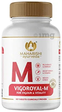 Maharishi Ayurveda Vigoroyal-M Tablet | For Vigour & Vitality bottle of 60 tablets