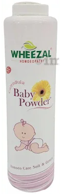Wheezal Calendula Baby Powder bottle of 300 gm powder