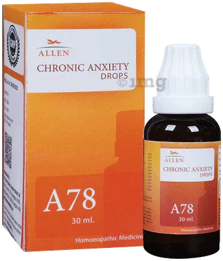 Allen A78 Chronic Anxiety Drop bottle of 30 ml drop