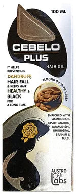 Austro Cebelo Plus Hair Oil bottle of 100 ml oil