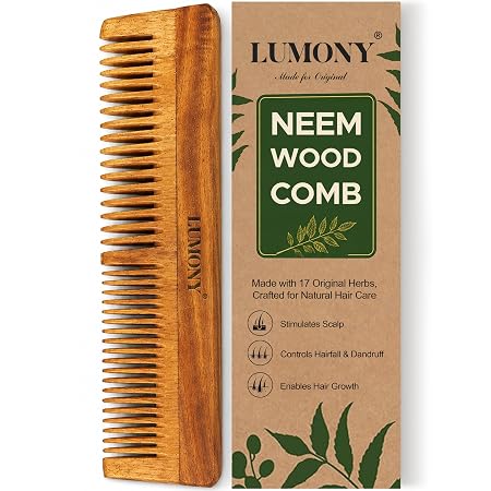 LUMONY® Neem Wooden Comb | 1GMS