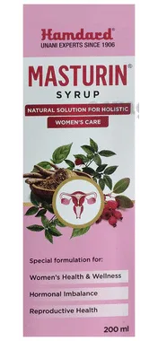 Hamdard Masturin | Women's Health Restorative | Provides Relief & Energy bottle of 200 ml syrup