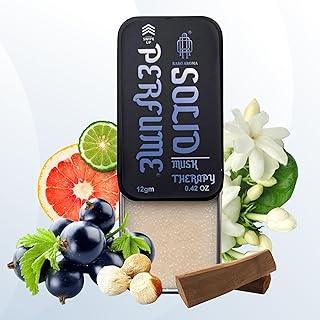 Raro Aroma Solid Perfume Musk Therapy Alcohol Free Woody Floral Musk for men and women | made with organic and natural ingredients | 12 grm PORTABLE POCKET FRIENDLY